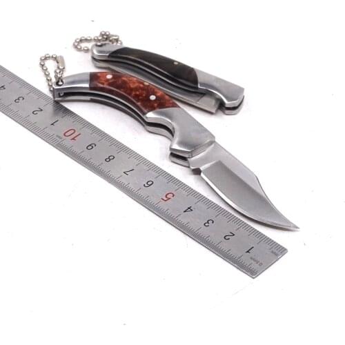 Small Folding Knife Tactical Survival Knife Stainless steel Outdoor Camping Hunting Pocket Knives multi-function EDC Tools