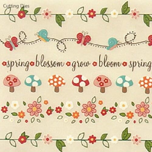 Cute Cartoon Mushroom Transfer Printing Rubber On Stickers For Scrapbooking DIY Crafts Card Making Home Decoration