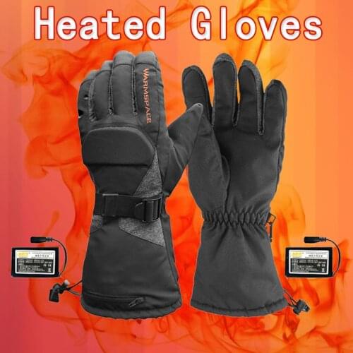 Motorcycle Heated Gloves 3.7V/3600mAh USB Lithium Battery Waterproof Warm Keeping Thermal Heat Motorbike Skiing Unisex Moto 2020