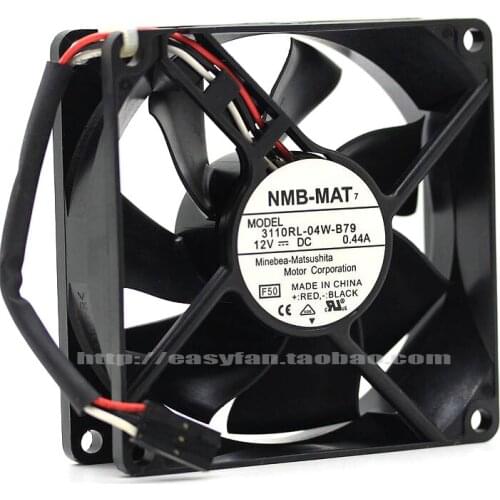 NEW NMB-MAT NMB 8025 DC12V 0.44A 3110RL-04W-B79 F50 cooling fan