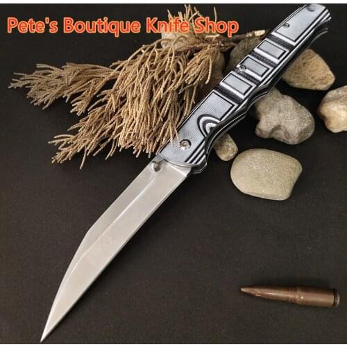 D2 Steel Blade Sharp Folding Knife, Exquisite Outdoor Knife With G10 Handle, Portable EDC Hand Tool,Fruit Knife,Collection, Gift