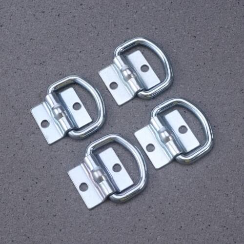 Durable 4pcs Tie Down D Ring Load Anchor Trailer Anchor Forged Lashing Ring with 9600 Pound Capacity