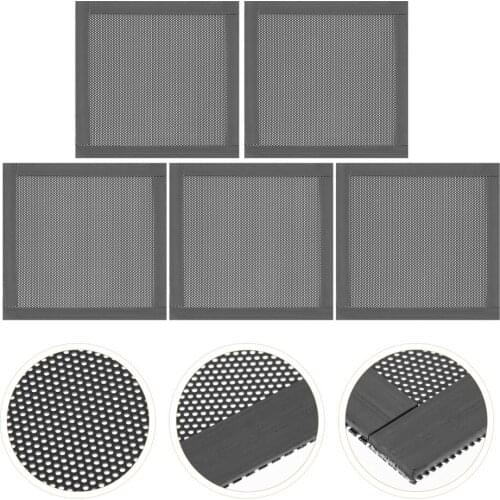 5pcs Professional Computer Dust-proof Mesh Magnetic Cooler Fan Dust Screen