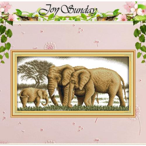 A Happy Family Patterns Counted Cross Stitch 11CT 14CT Cross Stitch Sets Chinese Cross-stitch Kits Embroidery Needlework
