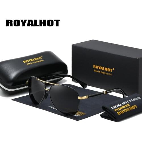 RoyalHot Men Women Polarized Aloy Oval Frame Sunglasses Driving Sun Glasses Shades Oculos masculino Male 900224