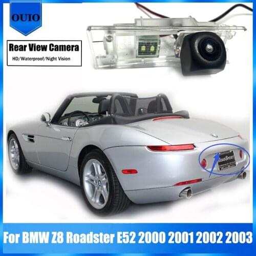 HD Fisheye rear camera For BMW Z8 Roadster E52 2000 2001 2002 2003 License plate Camera / Backup Reversing Camera