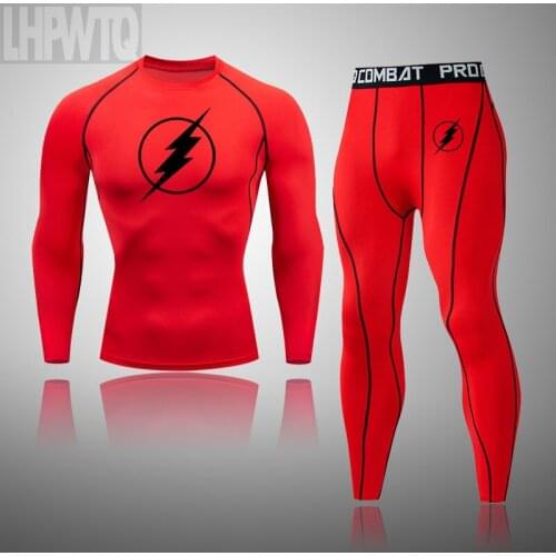 Winter Clothes Men Jogging Suit Thermal Underwear Set Brand Compression Gym Tights Leggings Warm Tracksuit Men Long Johns 4XL