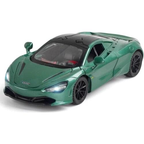 1:32 McLaren 720S Diecast Alloy Car Model Diecasts Toy Vehicles Car Model Sound Light Collection Toys for Children Gift Birthday