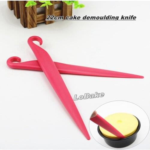 10pcs/lot) Latest PP plastic cake removor demoulding stripping knife cake smoother cake scraper spatula for DIY bakery supplies