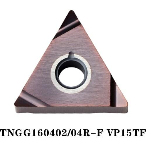 100% Original TNGG TNGG160402L F VP15TF TNGG160402R F TNGG160404L F TNGG160404R-F 10pcs CNC lathe Insert Carbide Blade 16MM R/L