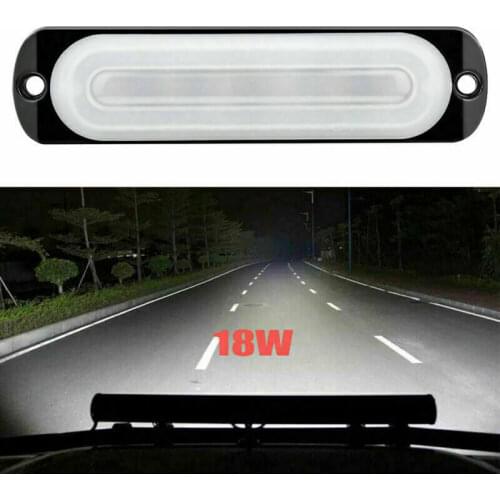 2 pcs Driving Fog Lamp Spot White 18W 6LED Anti-collision Car SUV Cars