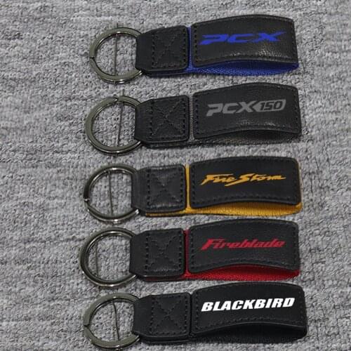 3D Key Holder Chain Collection Keychain For HONDA PCX125 150 VTR1000F/FIRESTORM CBR1000RR/FIREBLADE/SP CBR1100XX / BLACKBIRD