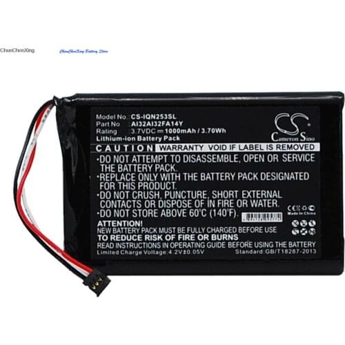 Cameron Sino 1000mAh Battery for Garmin Nuvi 2539LM, 2539LMT 5-inch,2559LM, 2559LMT 5-inch, 2589LMT, 2589LMT 5-inch, 2597LMT