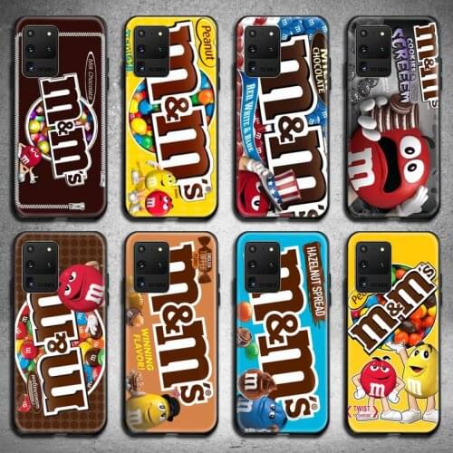 M&Ms Chocolate Box Phone Case For Samsung Galaxy S21 Plus Ultra S20 FE M11 S8 S9 plus S10 5G lite 2020