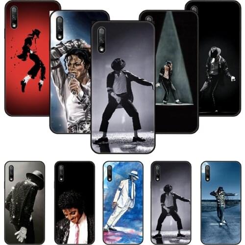 Phone Case For Huawei Honor 9X 10 9 20 8X 8A 8S 7X 7A i A Pro Play Lite Black Cover Waterproof Soft Dancer Michael Jackson