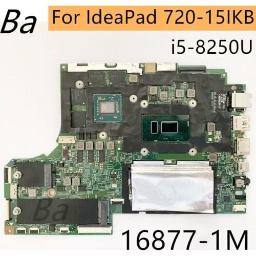 For Lenovo IdeaPad 720-15IKB Notebook motherboard I5-8350U CPU independent graphics card 8GB 16877-1M full test