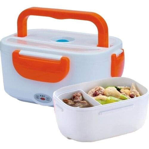 Electric Food Warmer Portable Heated Lunch Box set 40W 220V Electric Double-layer heating Heating Truck Oven Hot Rice Cooker