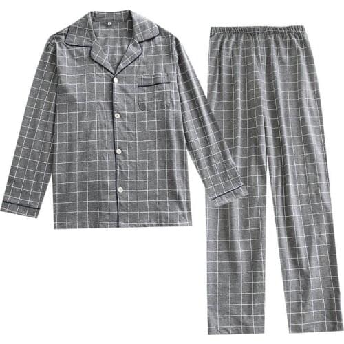 HLCJC Men's Cotton Pajamas