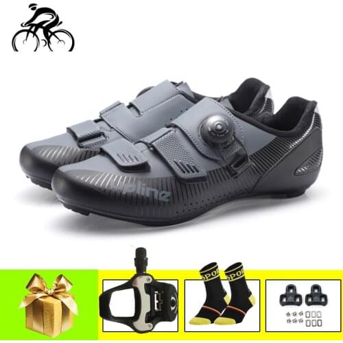 Road bike shoes men women cycling sneakers sapatilha ciclismo pedals outdoor breathable self-licking superstar riding bike shoes