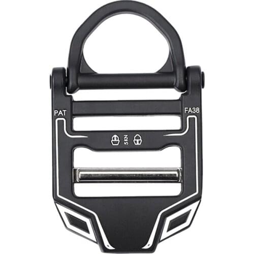 38MM Belt Buckle for men Army Combat Training Strap Metal Pull Ring Buckle Quick Release Nylon Alloy Buckle