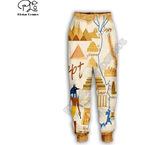 PLstar Cosmos Newest Egyptian tattoo Pants men Novelty 3d cool Harajuku Pants Full Hip Hop Sweatpants Drop shipping