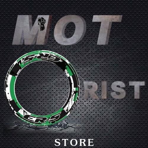 A set of 4pcs Thick Edge Outer Rim reflective Sticker Stripe Wheel Decals Fit for KAWASAKI ER-5 er5 er 5