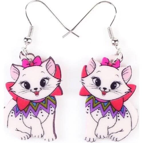 Newei Drop Long antelope Earrings Acrylic Dangle Brand Charms Animal Jewelry Cartoon New Girls Women Earrings Decoration Bricon