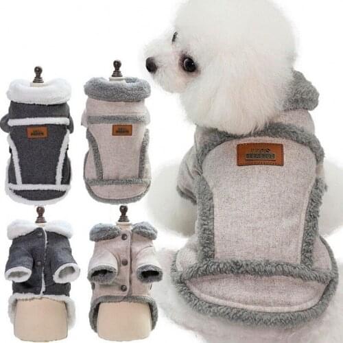 New Dog Clothes Winter Large Size Dogs Pets Clothing Thickening Dogs Outfit Windproof Coat And Jacket For Pet Dog Costume