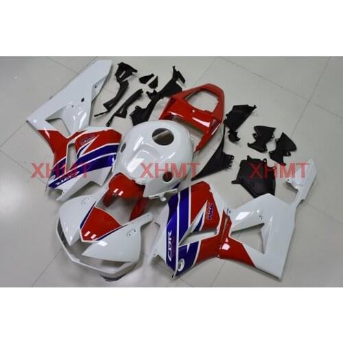 For CBR 600 RR 2013 - 2015 Fairing CBR 600 RR 2013 Abs Fairing CBR600 RR 2014 White Red Blue Plastic Fairings