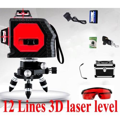 Professional construction tools 12 Lines Laser Level Horizontal and Vertical Cross Line laser level leveling Laser Level Kit