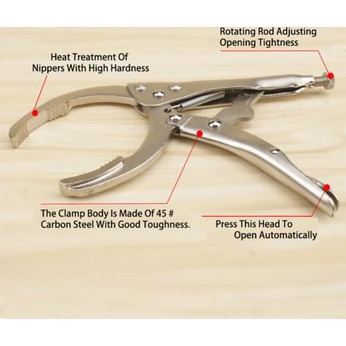 Adjustable Clamp Type Oil Filter Wrench Clamp Oil Block Plates Mobile Phone Oil Filter Disassembling Machine Wrench Repair Tool