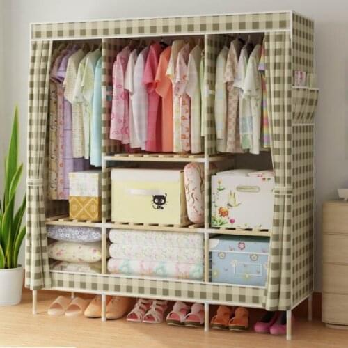 Factory Price Solid Wood Wardrobe length 150 cm