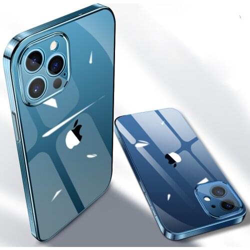 Ultra Thin Clear Soft Phone Case For iPhone 11 12 Pro Max Mini XS XR X 7 8 Plus SE 2 2020 Silicone TPU Transparent Back Cover