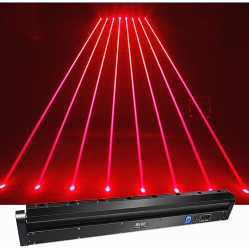 Eight LED beam lights eight eyes laser scanning projector wedding performance equipment bar party disco lighting stage lighting