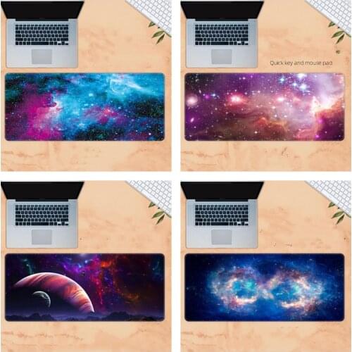 XL Game Customized Personalized Mouse Pad Space Night Art Custom Mouse Pad Mat Gaming Keyboard Mousepad for Office Computer Desk