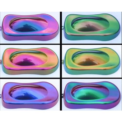 1g /Lot Bulk Magic color shifting mirror ultra super chameleon chrome powder paint pigment