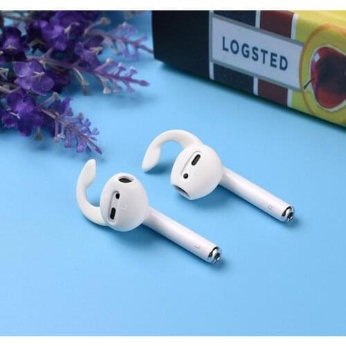 1 Pair Soft Silicone Protective Earhooks For AirPods Anti-slip Ear Hook Earphone Holders Cover Case For AirPods Ear Buds Headset