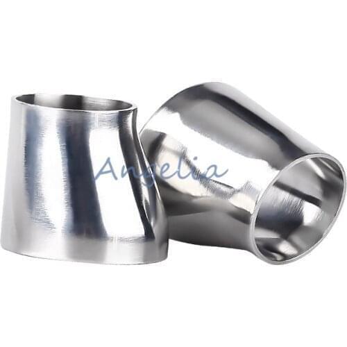 2-1/2" X 1-1/2" Stainless Steel 316 Welding OD 63*38MM Sanitary Eccentric Reducer