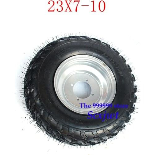2PCS Hot Sale Good Quality GO KART KARTING ATV UTV Buggy 23X7-10 Inch Wheel Tubeless Tyre Tire