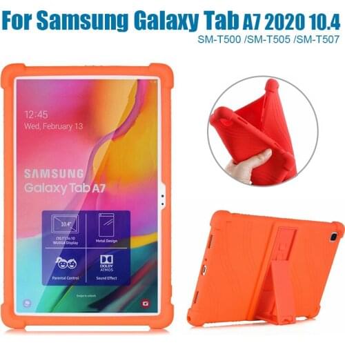 2020 new Child Kickstand Silicon Case For Samsung Galaxy Tab A7 2020 SM-T500 SM-T505 SM-T507 10.4" Tablet Case Shockproof Shell