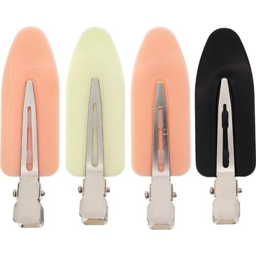 3/4/7Pcs Seamless No Bend Hair Clips Barrettes No Mark Pin Curl Clip Makeup No Crease Hair Clip, Hair Styling Bang Clips