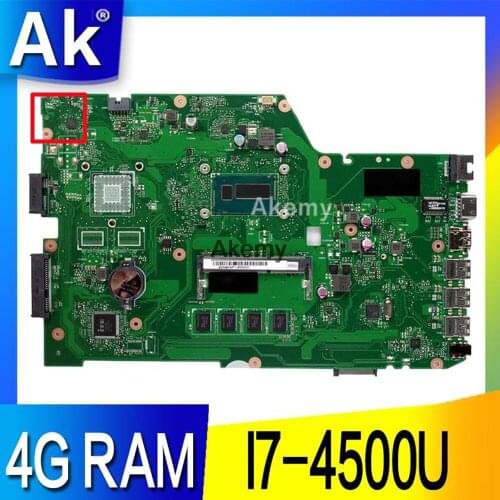 AK X751LA Laptop motherboard for ASUS X751LA X751LAB X751LD X751L X751 Test original mainboard 4G RAM I7-4500U