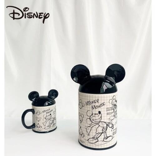 Disney Mickey Storage Jars 90th Anniversary Large Capacity Ceramic Storage Jars Creative Candy Cans Tea Cans Home Furnishings
