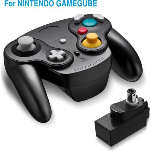 Wireless Switch Controller For Nintendo GameCube Wii GC NGC 10m/33ft 2.4GHz RF Bluetooth Gamepad Joystick With Receiver