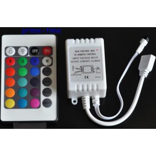 12V 24 Key Wireless led IR Remote Controller 6A 3 Channel For 3528 5050 RGB LED Strip Light free shipping
