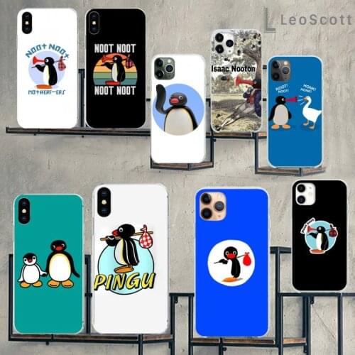 Noot noot pingu Phone Case For iphone 12 5 5s 5c se 6 6s 7 8 plus x xs xr 11 pro max mini