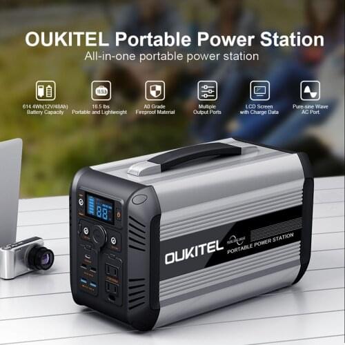 CN505 Portable Power Station Explorer 614Wh Outdoor Solar Generator Mobile Lithium Battery Pack for Outdoor Camping Road Trip
