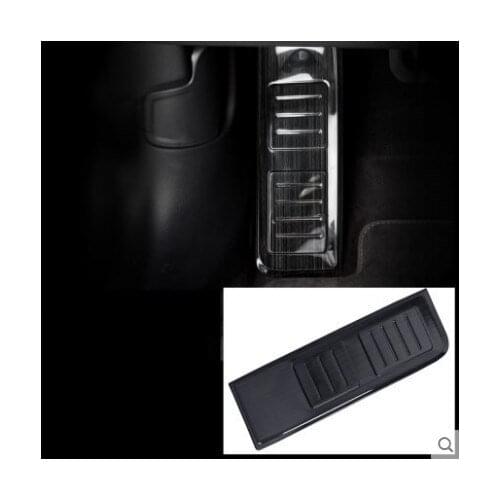 For Audi A6 C8 2019 Car Styling Accelerator Rest Brake Pedal Cover Trim Frame Sticker Interior Accessories