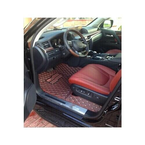 Good mats! Special floor mats & trunk mat for Toyota Land Cruiser Prado 120 7 seats 2009-2002 waterproof carpets,Free shipping