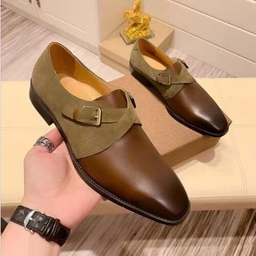 Мужские классические туфли meanKiss China At AliExpress